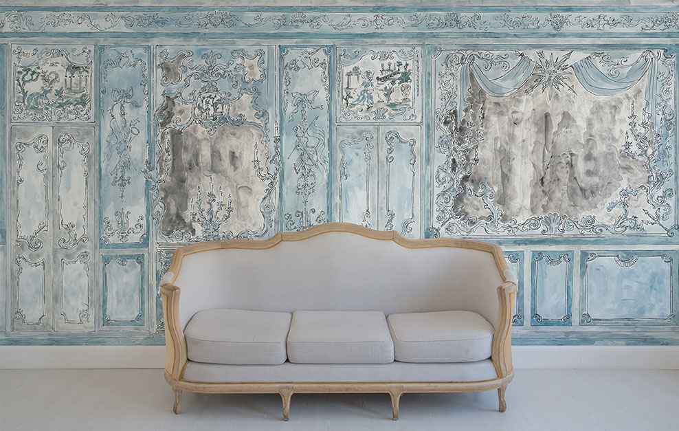 Décor mural Suite Royale - Collection Palace - Vincent Darré x Au fil des Couleurs